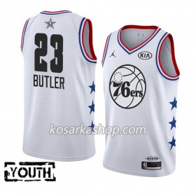 Dres Philadelphia 76ers Jimmy Butler 23 2019 All-Star Jordan Brand Bijela Swingman - Dječji